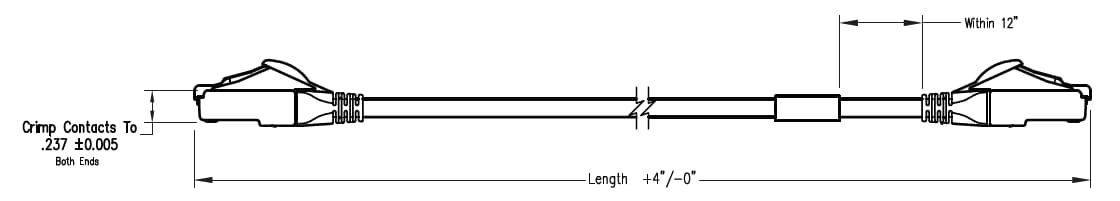Chart - Bel Cat6 & Cat6a Plenum Patch Cords Chart - Bel Cat6 & Cat6a Plenum Patch Cords